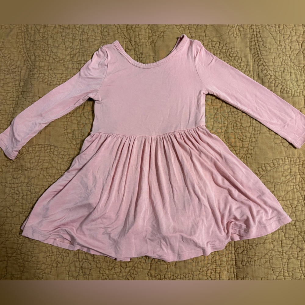Little Sleepies Mauve twirl dress with body suit